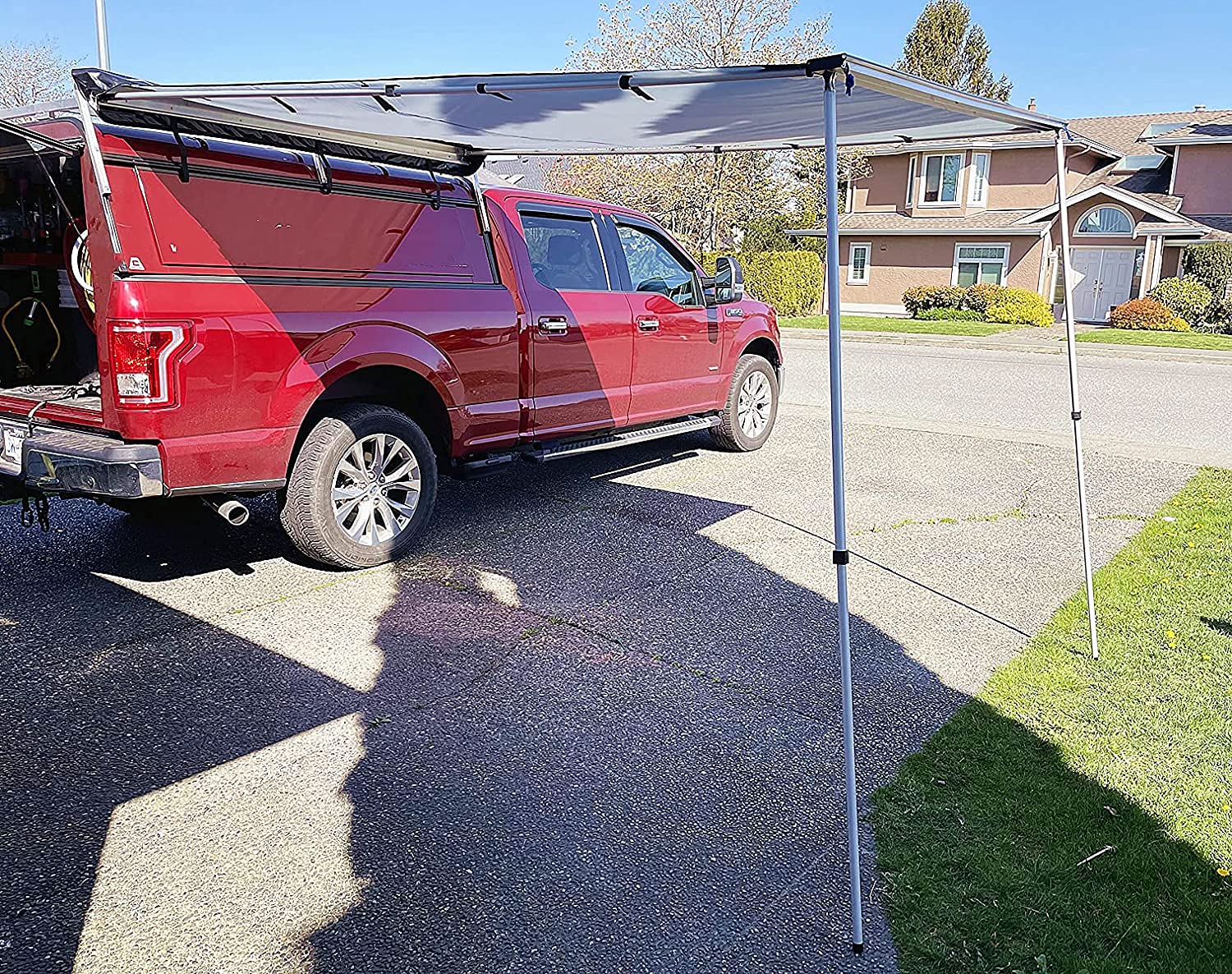 Amazon.co.jp: D&R 4WD【車用サイドオーニング】 防風 防雨 1~5人用